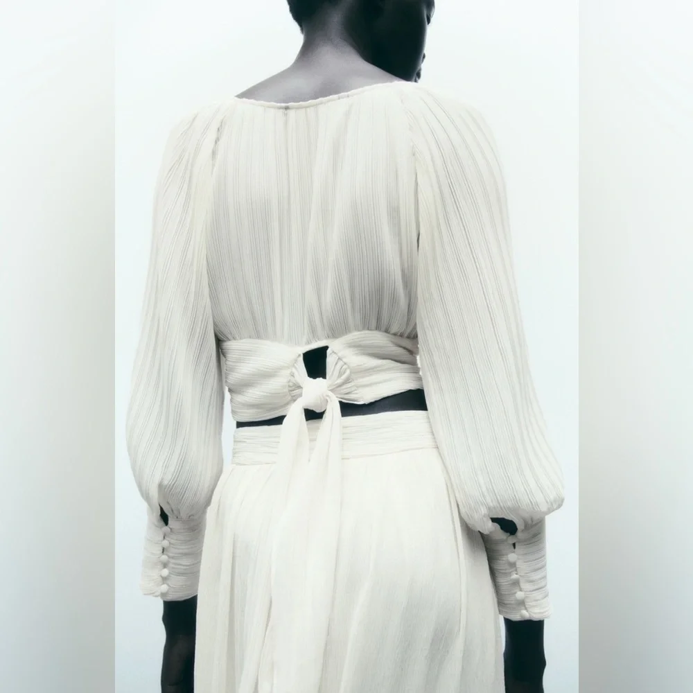 Zara Cream Skirt Set - Picture 7 of 13